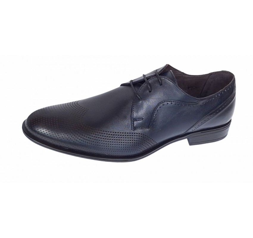 Pantofi barbati eleganti din piele naturala Bleumarin 020BL Pantofi barbati eleganti din piele naturala Bleumarin 020BL