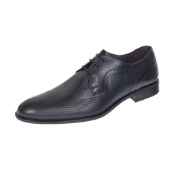 Pantofi barbati eleganti din piele naturala Bleumarin 020BL
