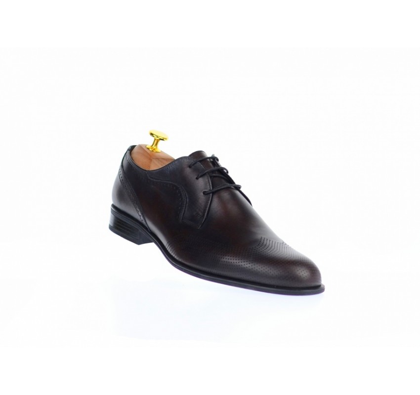 Pantofi barbati office, eleganti din piele naturala SIR020GML