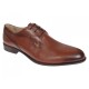 Pantofi barbati derby eleganti din piele naturala maro pe calapod lat SIR020M