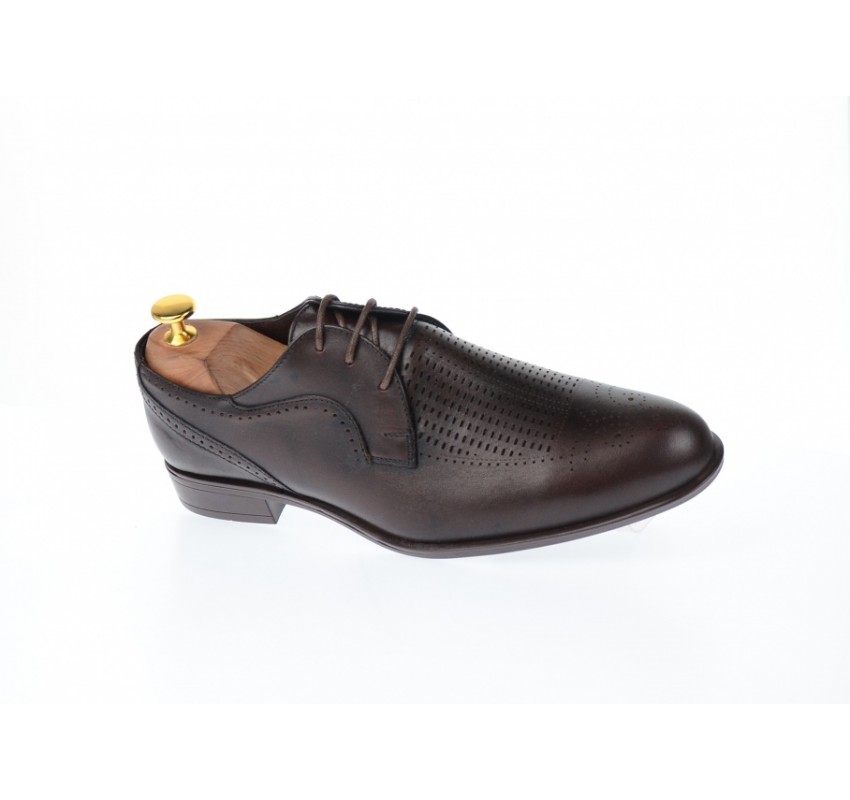 Pantofi barbati eleganti, din piele naturala, Maro, Milenium - CIUCALETI SHOES