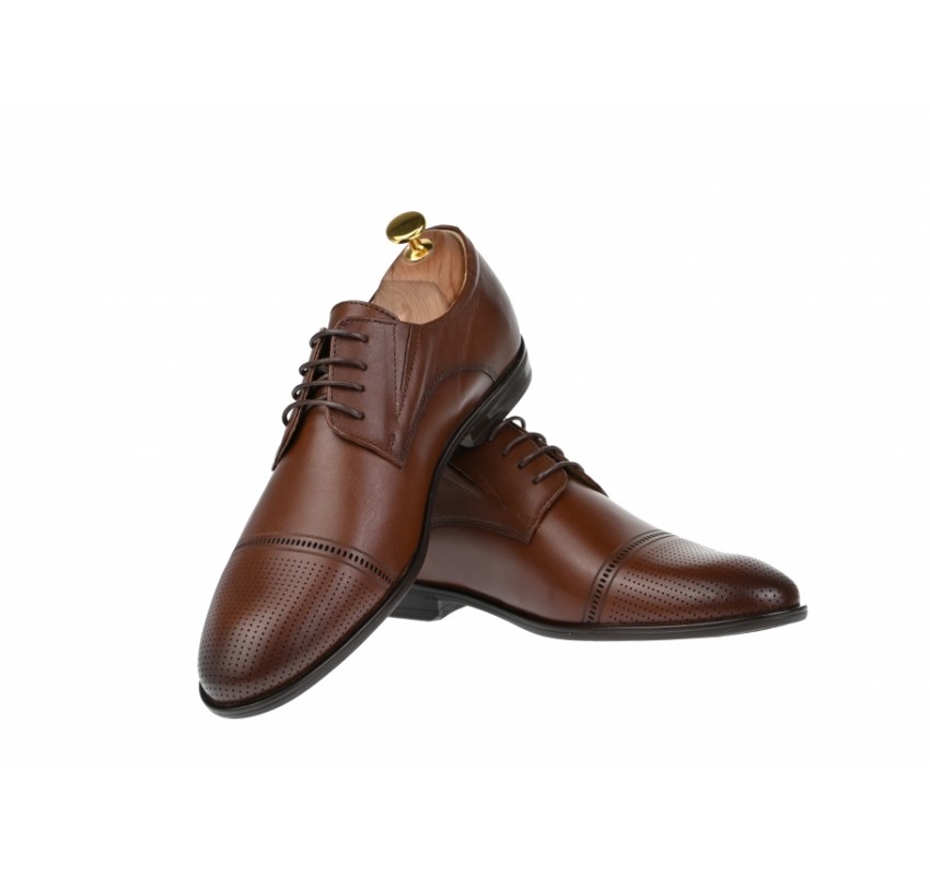 Pantofi barbati eleganti, din piele naturala, Maro, CIUCALETI SHOES