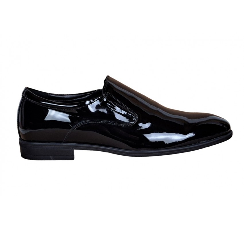 Pantofi barbati, eleganti, din piele naturala, fara siret, Negru LAC SIR073NEL Pantofi barbati, eleganti, din piele naturala, fara siret, Negru LAC SIR073NEL
