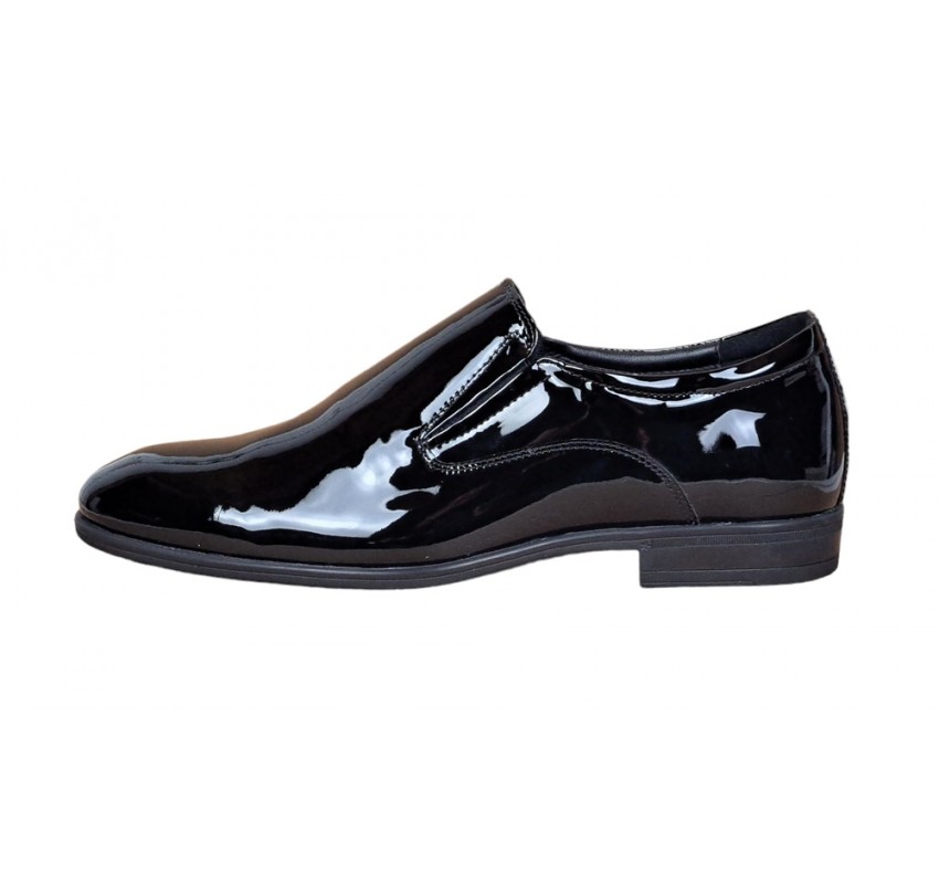 Pantofi barbati, eleganti, din piele naturala, fara siret, Negru LAC SIR073NEL Pantofi barbati, eleganti, din piele naturala, fara siret, Negru LAC SIR073NEL