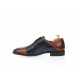 Pantofi barbati casual, eleganti din piele naturala - SIR104MBLU