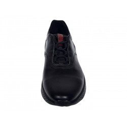 Pantofi barbati sport casual negru din piele naturala 113N