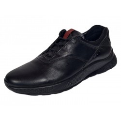 Pantofi barbati sport casual negru din piele naturala 113N