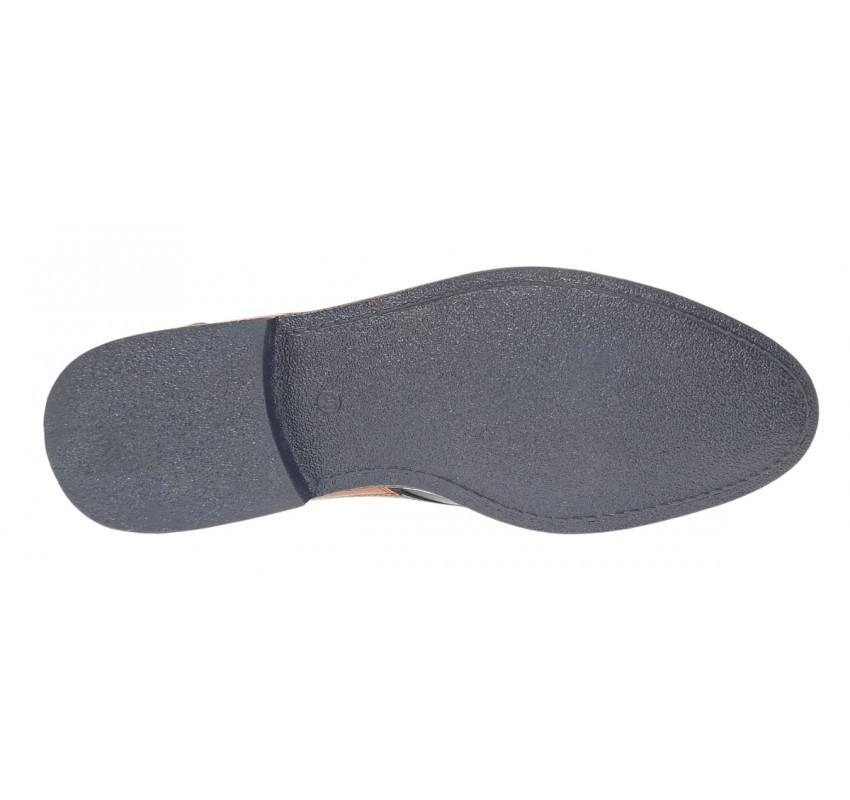 Pantofi barbati casual din piele naturala bleumarin SIR142BL