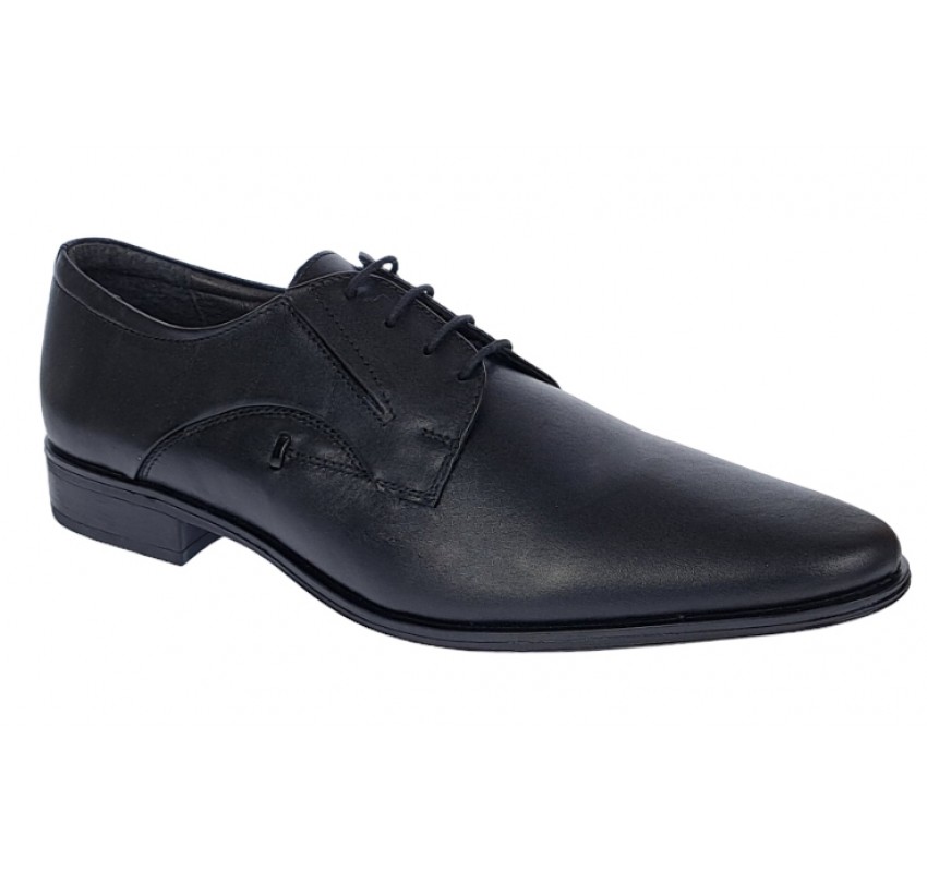 Pantofi barbati office, eleganti din piele naturala, Negru, Marimea 41 - SIR169N