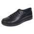 Pantofi barbati casual sport din piele naturala cu elastic negru Cairo SP2021CN