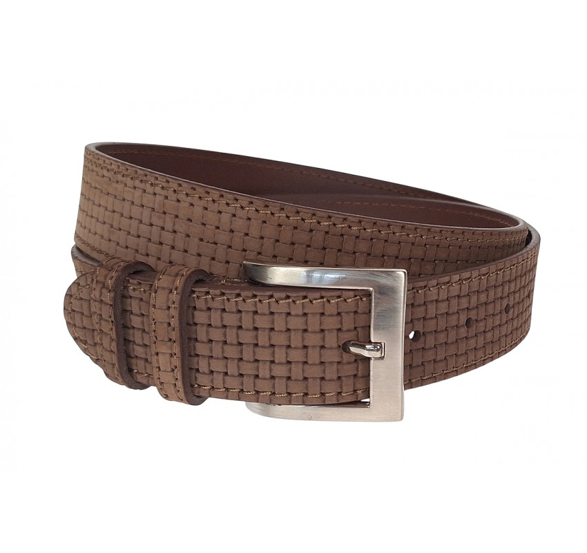 Curea barbati casual din piele naturala bufo Maro deschis 4cm Serenia 237MBF Curea barbati casual din piele naturala bufo Maro deschis 4cm Serenia 237MBF