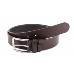 Curea eleganta barbati din piele naturala - SR35BORDO