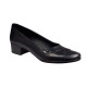 Pantofi dama casual din piele naturala Negru BOX - STD04N