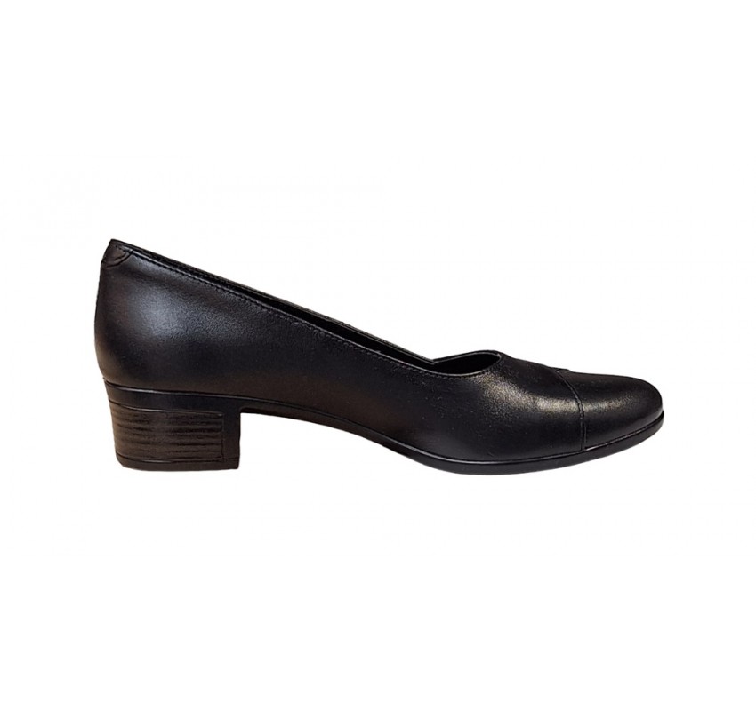 Pantofi dama casual din piele naturala Negru BOX - STD04N
