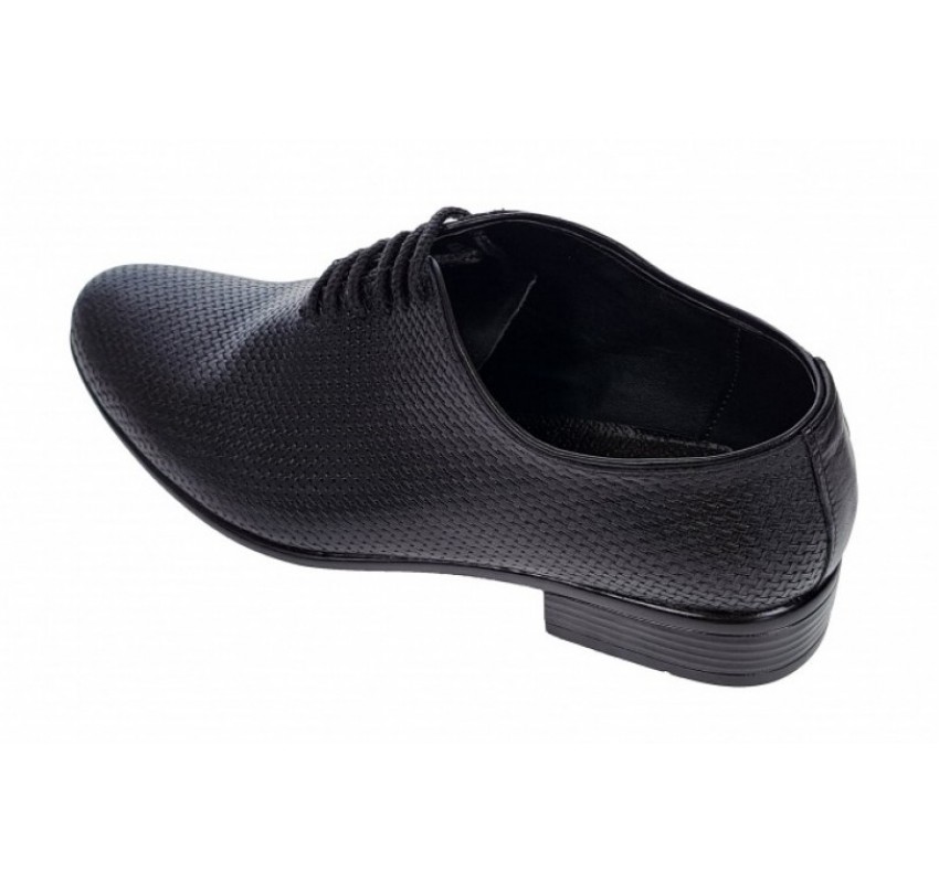Pantofi barbati eleganti din piele naturala matritata cu siret STD120TXN