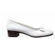 Pantofi dama casual din piele naturala , alb - STD21A