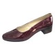 Oferta Marimea 38 Pantofi dama din piele naturala Croco Lac Bordeaux - STD24LVIS