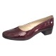 Oferta Marimea 38 Pantofi dama din piele naturala Croco Lac Bordeaux - STD24LVIS