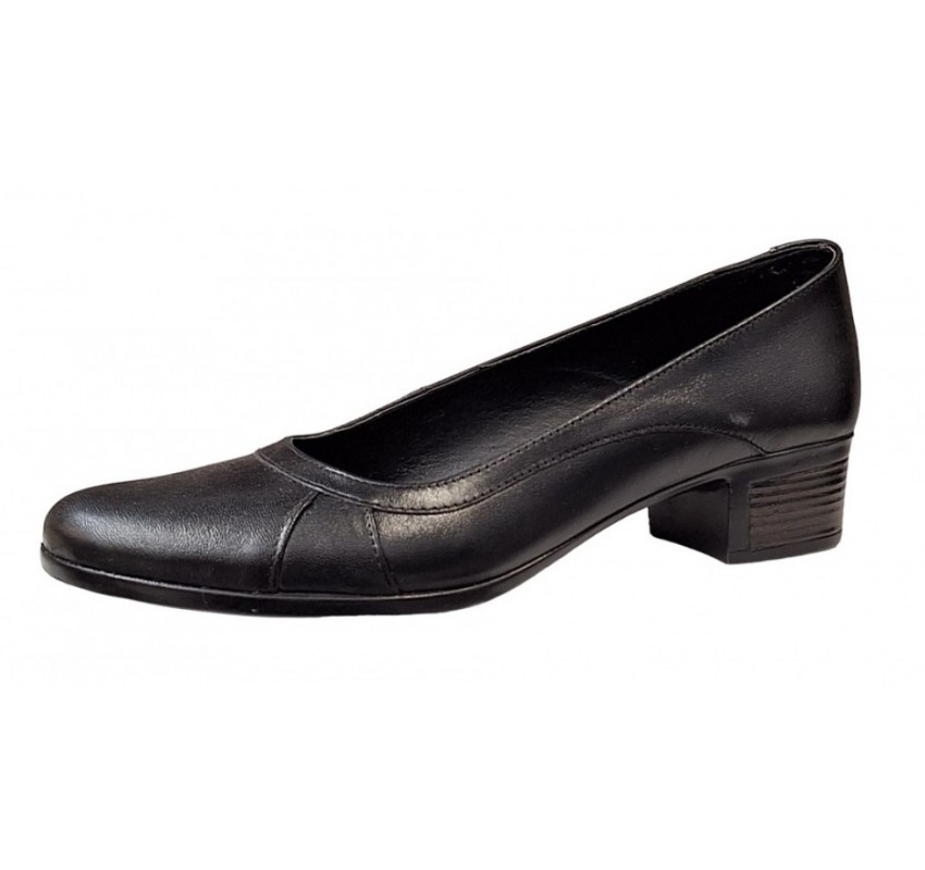 Pantofi dama casual din piele naturala Negru BOX - STD32N Pantofi dama casual din piele naturala Negru BOX - STD32N