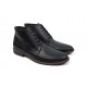 Ghete barbati NEGRE, casual, elegante din piele naturala, STDG184N