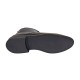 Ghete barbati casual din piele naturala de culoare neagra STDG184N