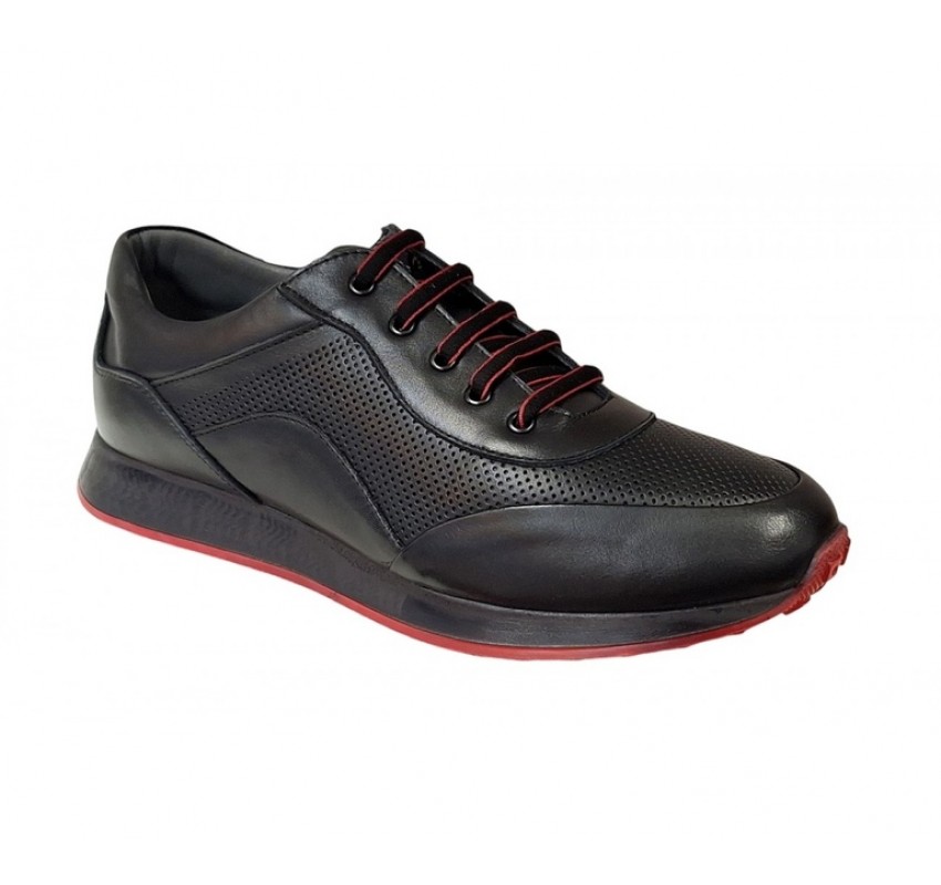 Pantofi barbati casual din piele naturala, negru, SV012NR Pantofi barbati casual din piele naturala, negru, SV012NR