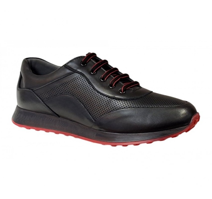 Pantofi barbati casual din piele naturala, negru, SV012NR Pantofi barbati casual din piele naturala, negru, SV012NR