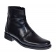 Ghete barbati office din piele naturala cu fermoar negru Ciucaleti T200N