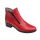Ghete dama casual din piele naturala Nataly Rosu T 316 ROSU-P Ghete dama casual din piele naturala Nataly Rosu T 316 ROSU-P