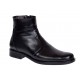 Ghete barbati office elegante din piele naturala cu fermoar Bleumarin TANCABL