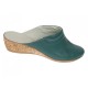 Saboti damă verzi din piele naturală, cu talpă tip pană și design slip-on comod – TEA5V