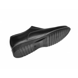 Pantofi barbati casual din piele naturala Negru cu elastic DeSuceava - TENBOXMARIOEN