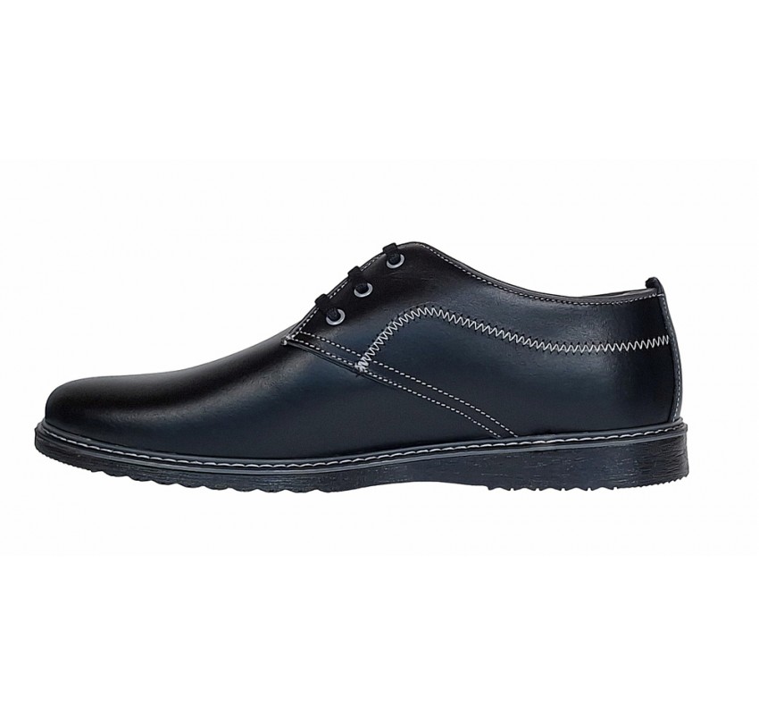 Pantofi barbati sport casual din piele naturala Ten Negru TENSN Pantofi barbati sport casual din piele naturala Ten Negru TENSN