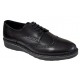 Pantofi barbati, casual, din piele naturala, Negru, TEST199NS