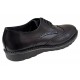 Pantofi barbati, casual, din piele naturala, Negru, TEST199NS