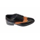 Pantofi barbati casual, din piele naturala Negru si Maro, CIUCALETI