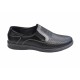 Pantofi barbati casual, din piele naturala, negru, CIUCALETI SHOES - TEST30