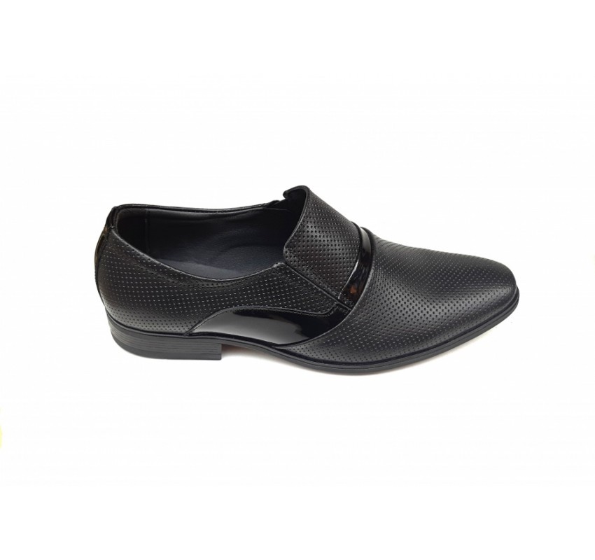 Pantofi barbati eleganti, din piele naturala, Negru - CIUCALETI SHOES