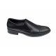 Pantofi barbati eleganti, din piele naturala, Negru, cu elastic - CIUCALETI SHOES, TEST43