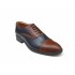 Pantofi barbati eleganti, din piele naturala, Maro - Albastru, CIUCALETI SHOES, TEST44