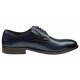 Pantofi barbati office, eleganti din piele naturala, Bleumarin, TEST59BL