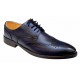 Pantofi barbati office, eleganti din piele naturala, Bleu Navy, TEST68BL