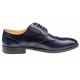 Pantofi barbati office, eleganti din piele naturala, Bleu Navy, TEST68BL