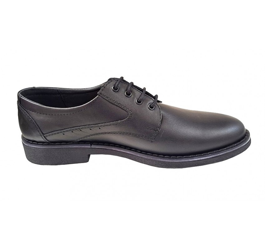 Pantofi barbati casual din piele naturala - Model Negru 87N