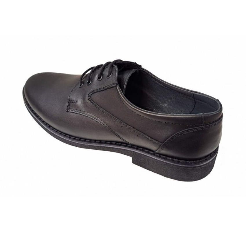 Pantofi barbati casual din piele naturala - Model Negru 87N