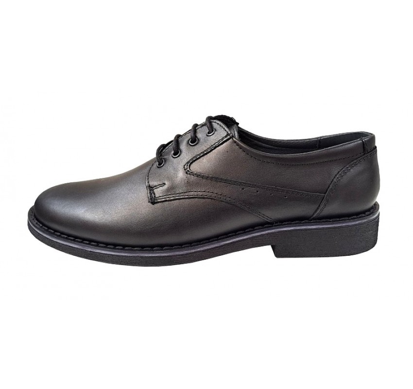 Pantofi barbati casual din piele naturala - Model Negru 87N