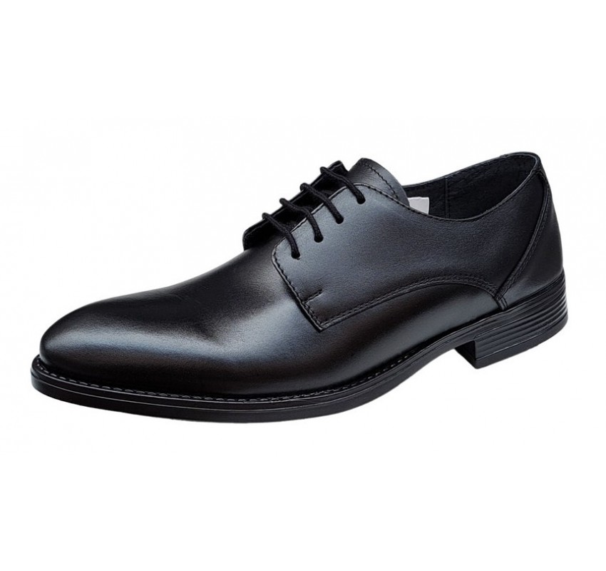 Pantofi barbati elegant din piele naturala - Negru 990N