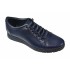 Pantofi barbati casual, din piele naturala, albastru, TIPOBLUE
