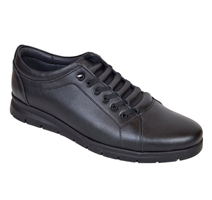 Pantofi caual barbati din piele naturala negru model Tipon