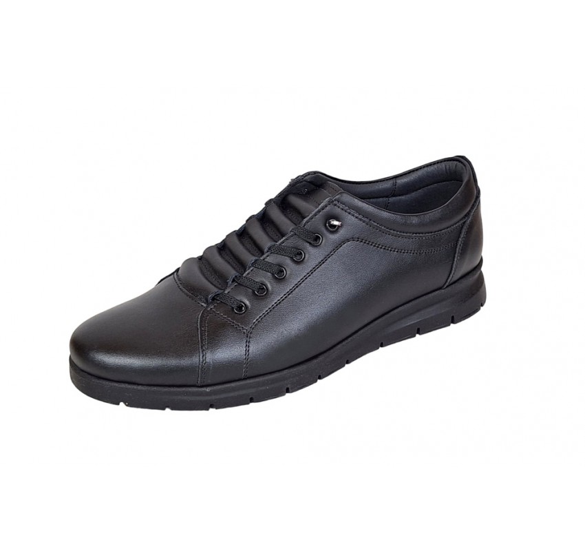 Pantofi caual barbati din piele naturala negru model Tipon